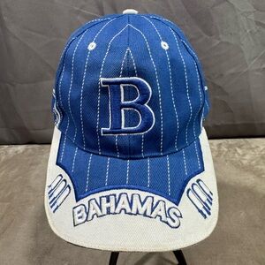 Blue Bahamas Pinstripes Baseball Cap